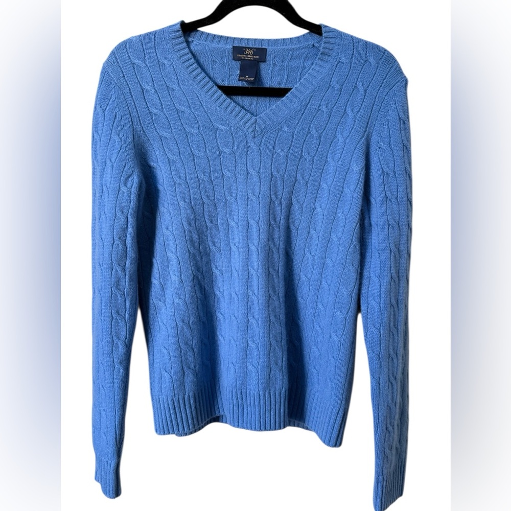 Brooks Brothers  Light Blue 346 Cashmere Sweater